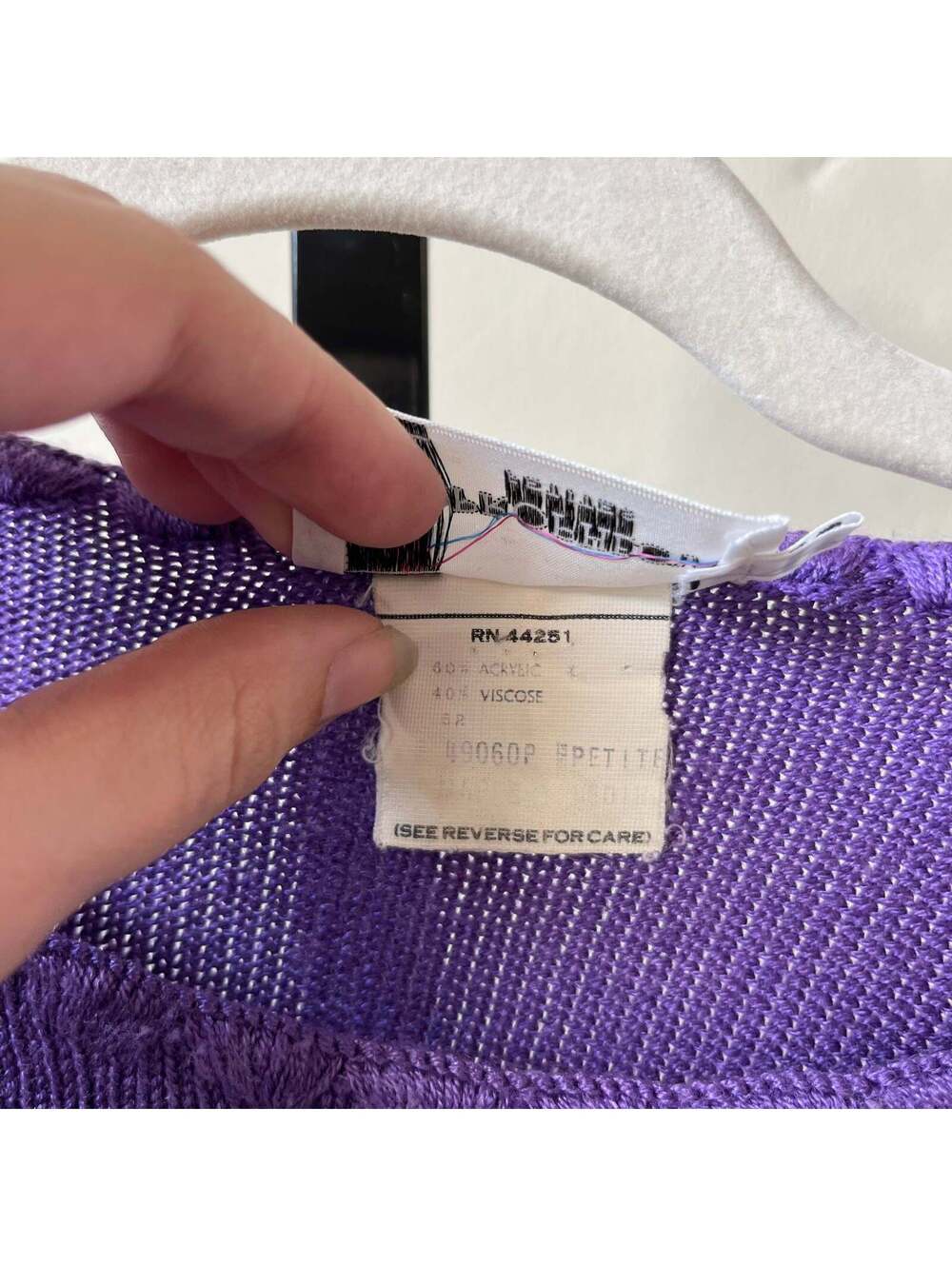Purple Sweater (S) - Picture 6 of 7